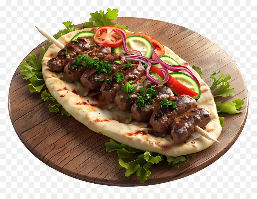 Kebab，Tusuk Sate PNG