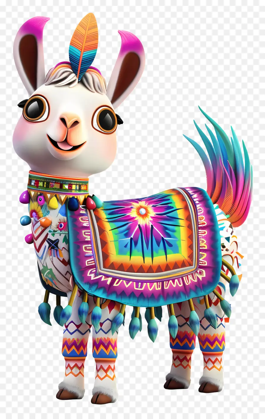 Lucu Llama，Llama Dekoratif PNG