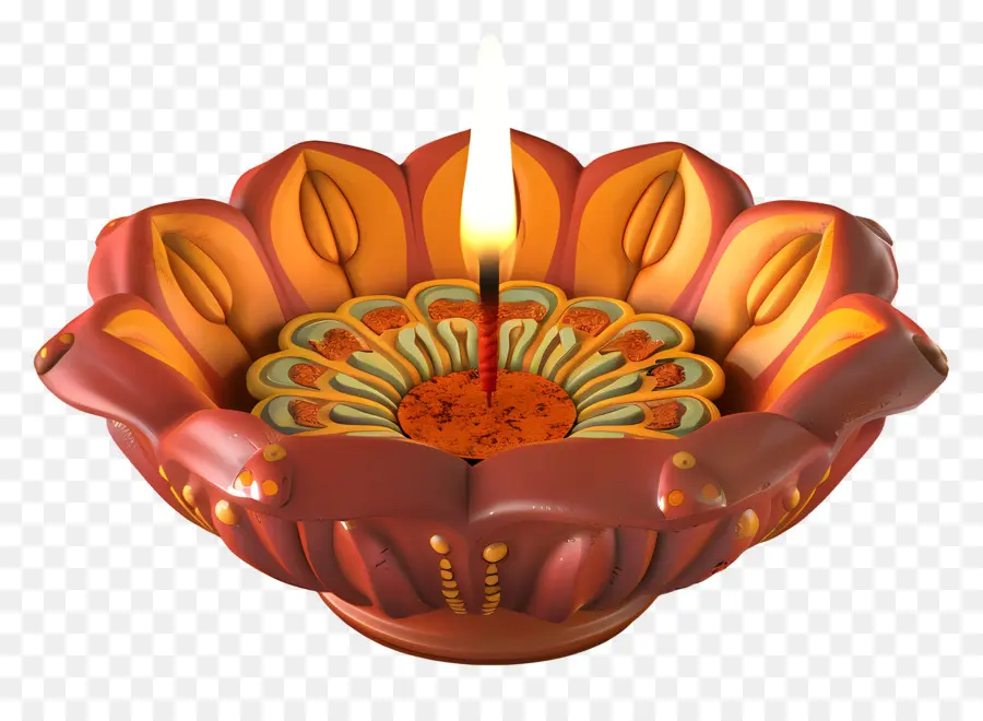 Diwali Diya，Lampu Diya PNG