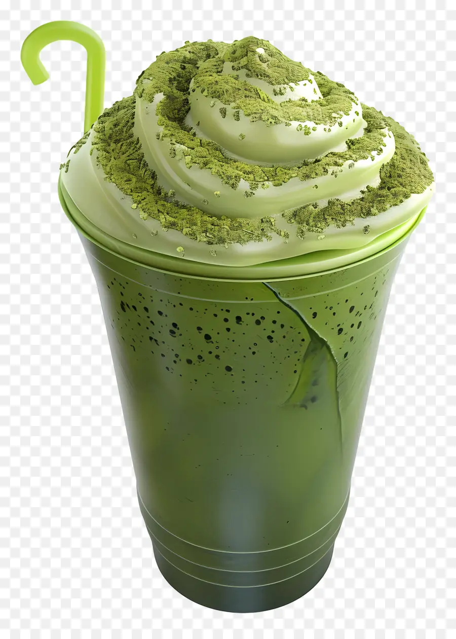 Minuman Matcha，Minuman Hijau PNG