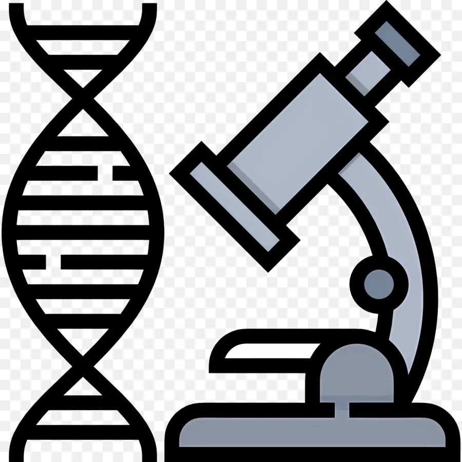 Sains，Mikroskop Dan Dna PNG