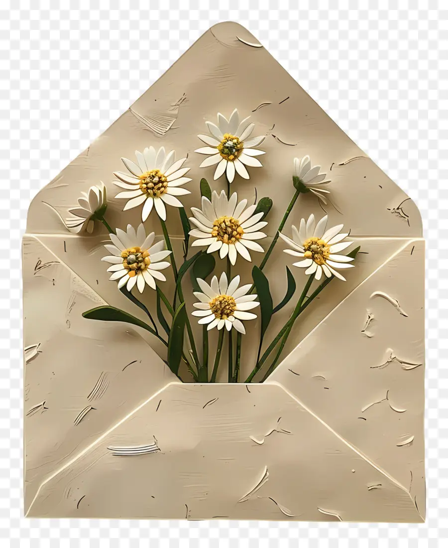 Amplop Aster，Amplop Daisy PNG