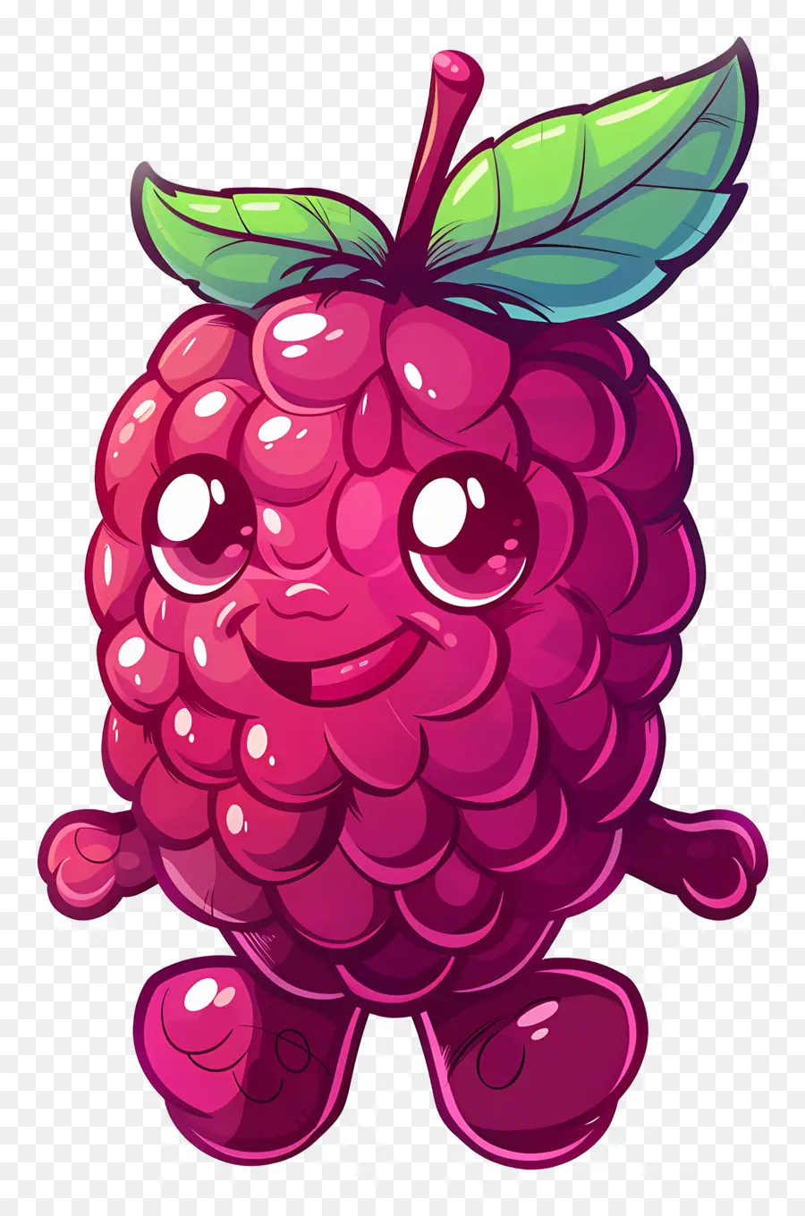 Kartun Raspberry，Karakter Berry PNG