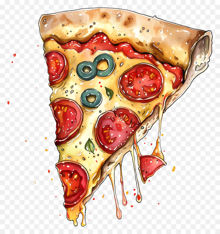 Potongan Pizza，Irisan Pizza PNG