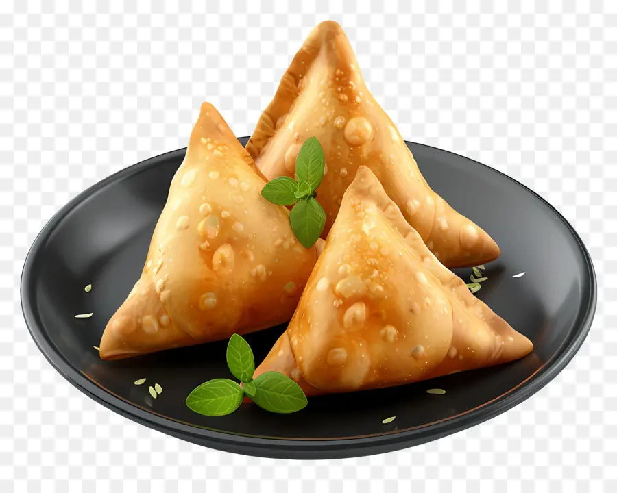 Samosa，Samosa Goreng PNG