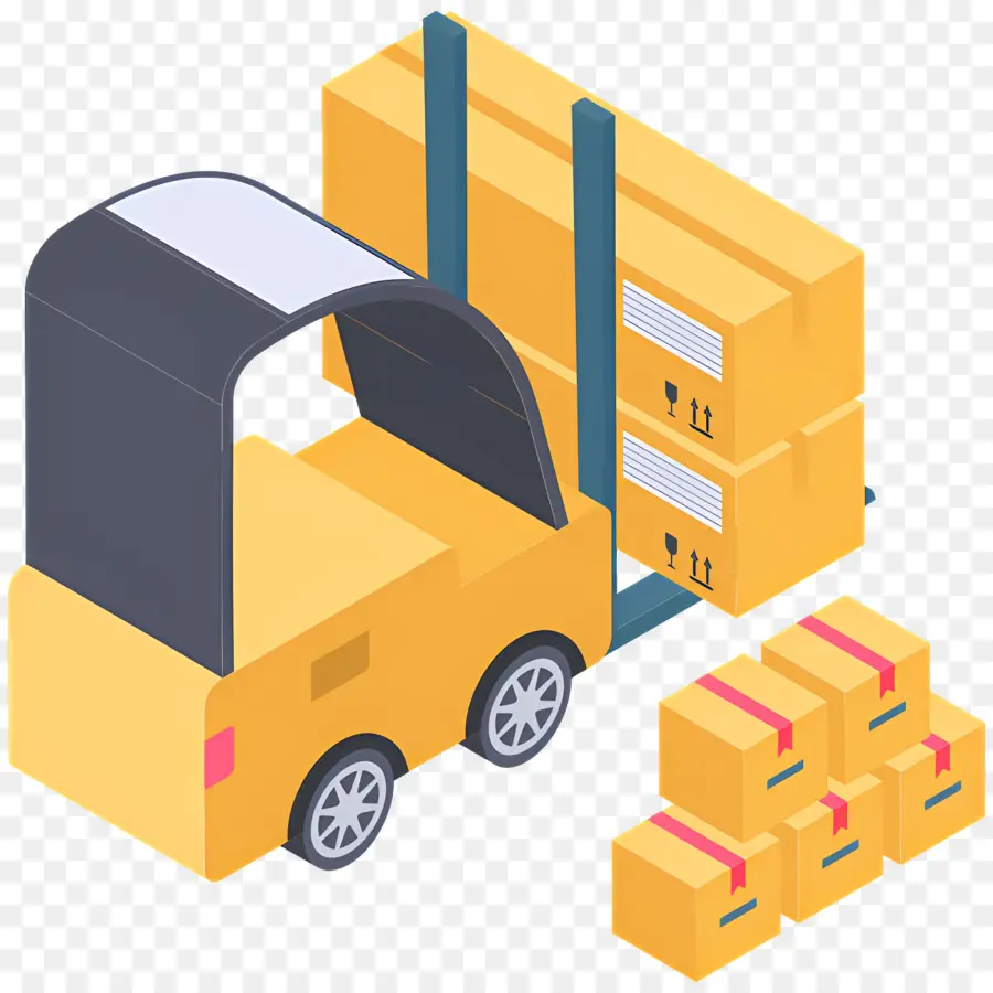 Logistik，Forklift PNG