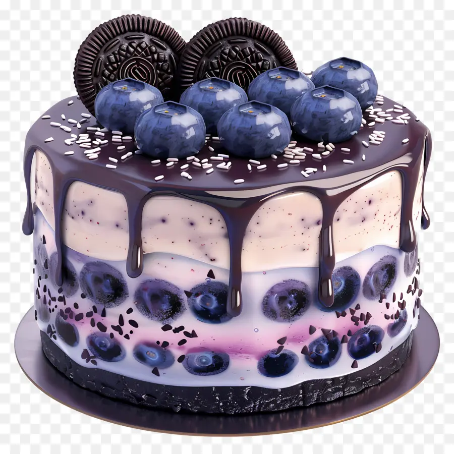 Kue Blueberry，Kue PNG