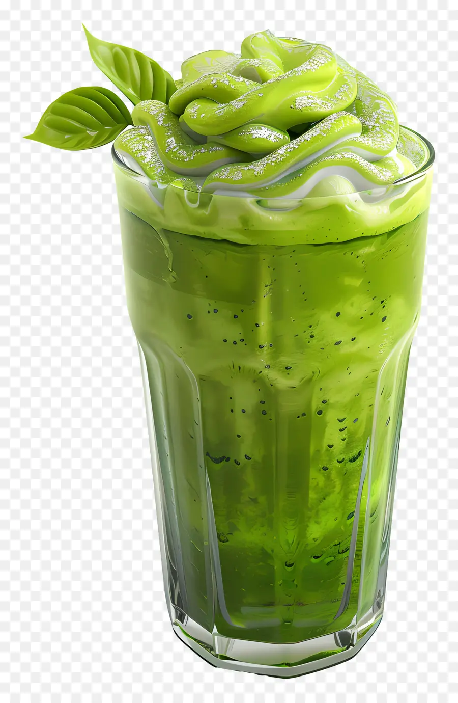 Minuman Matcha，Minuman Hijau PNG