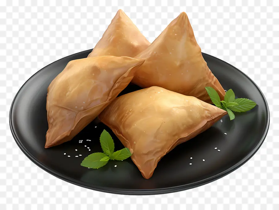 Samosa，Samosa Goreng PNG