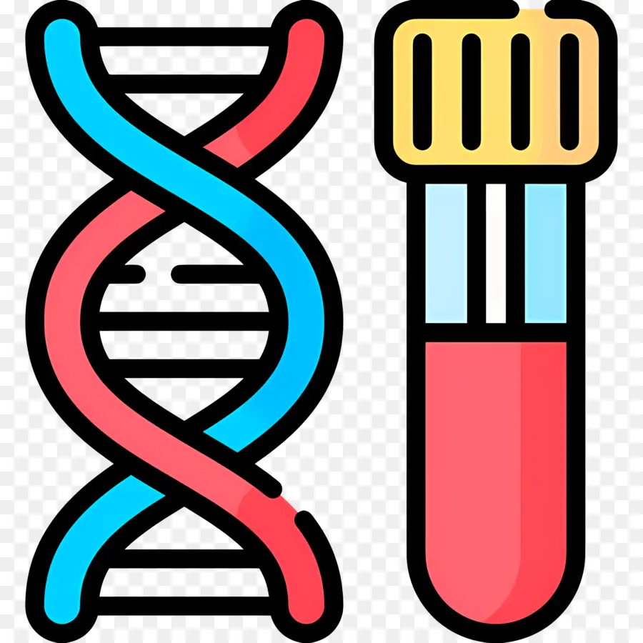 Sains，Dna Dan Tabung Uji PNG