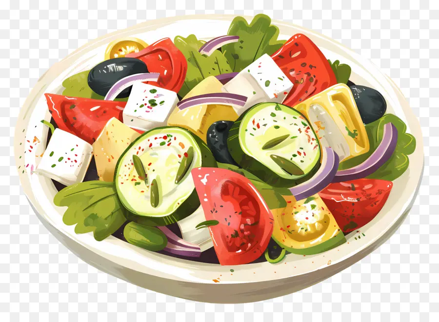 Salad Yunani，Salad PNG