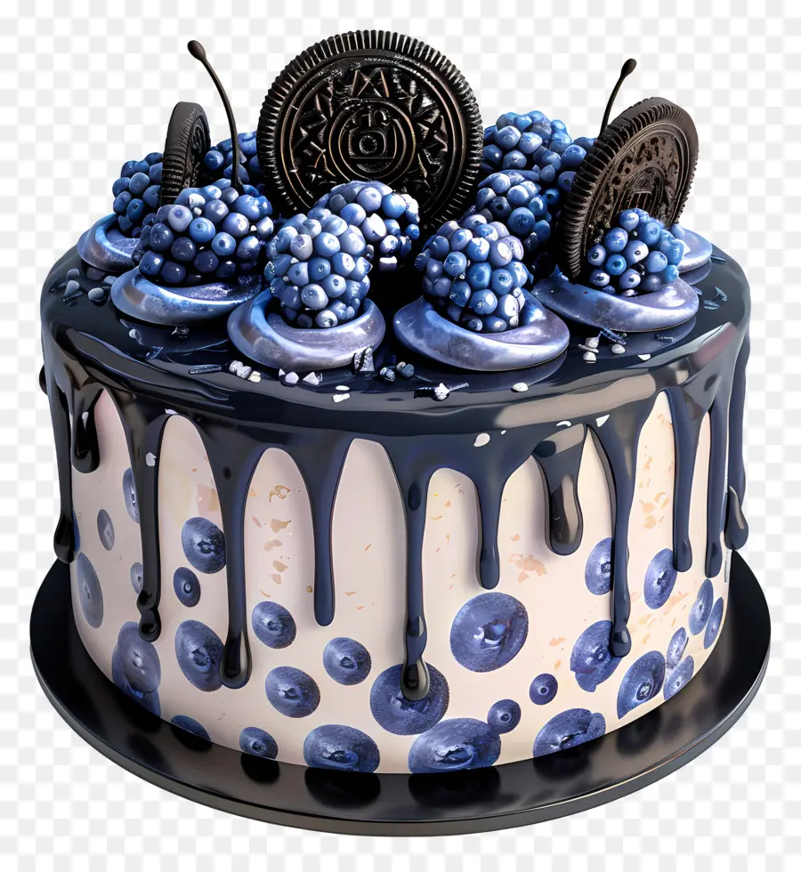 Kue Blueberry，Kue PNG