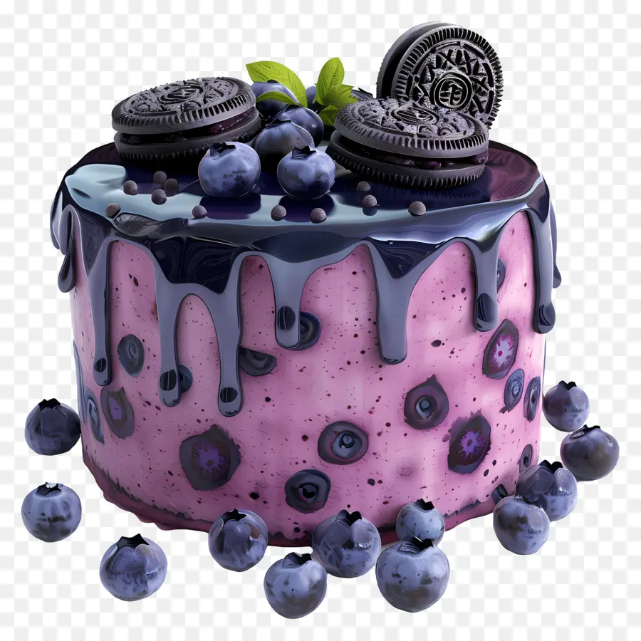 Kue Blueberry，Kue Beri PNG