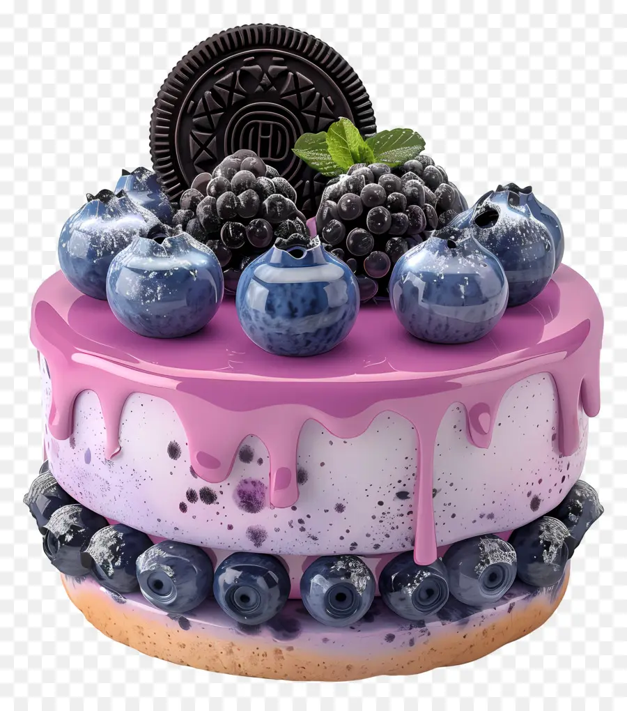 Kue Blueberry，Kue Beri PNG