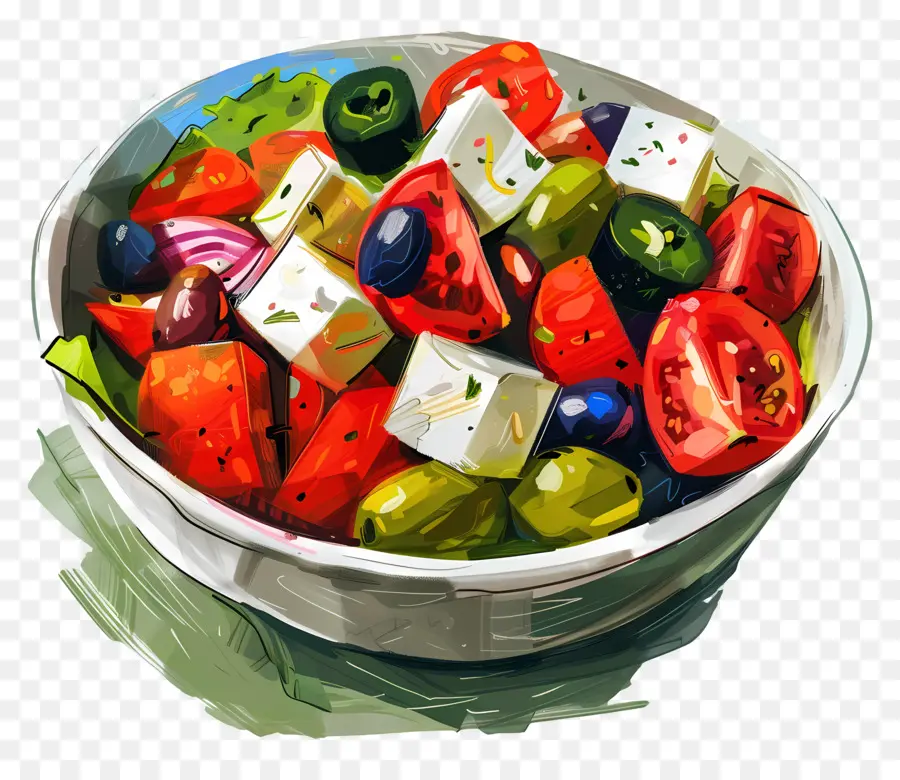 Salad Yunani，Salad PNG