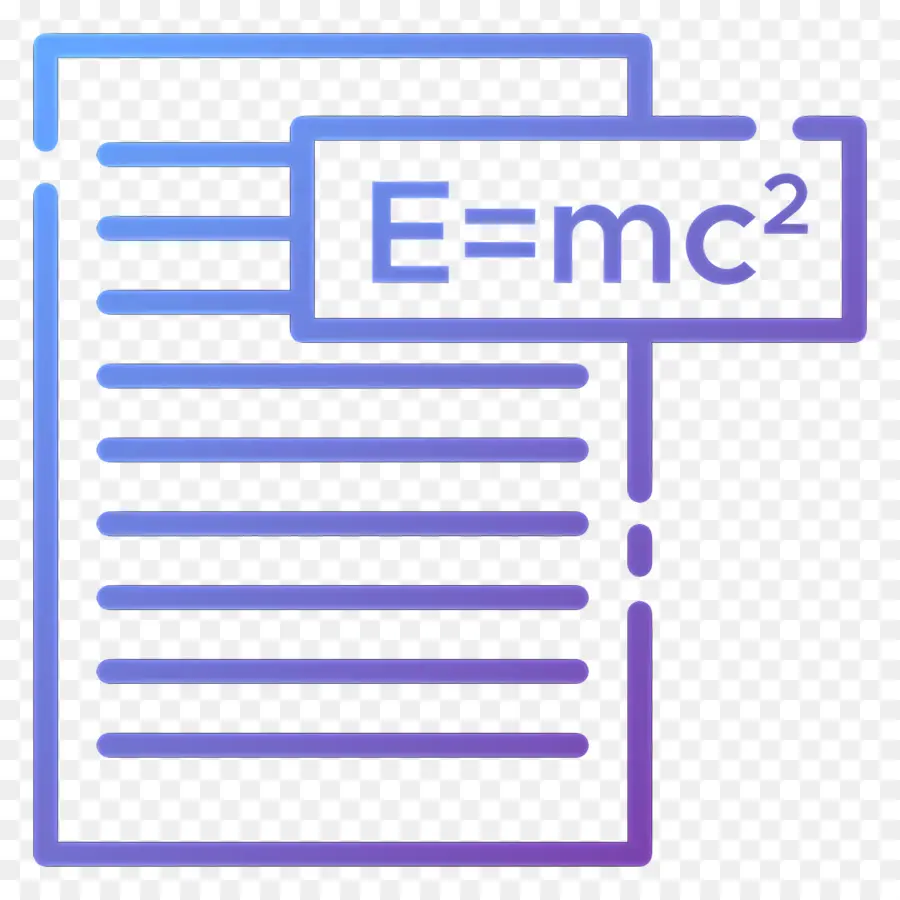 Rumus，E=mc² PNG