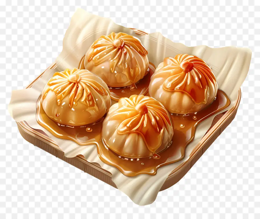 Baozi，Pangsit Karamel PNG