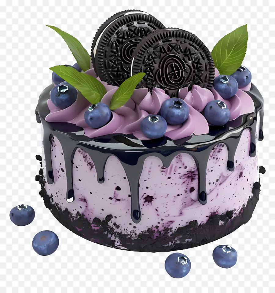 Kue Blueberry，Kue Beri PNG