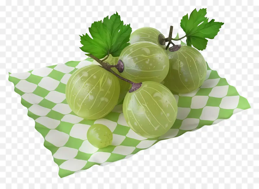 Buah Gooseberry，Gooseberry Hijau PNG