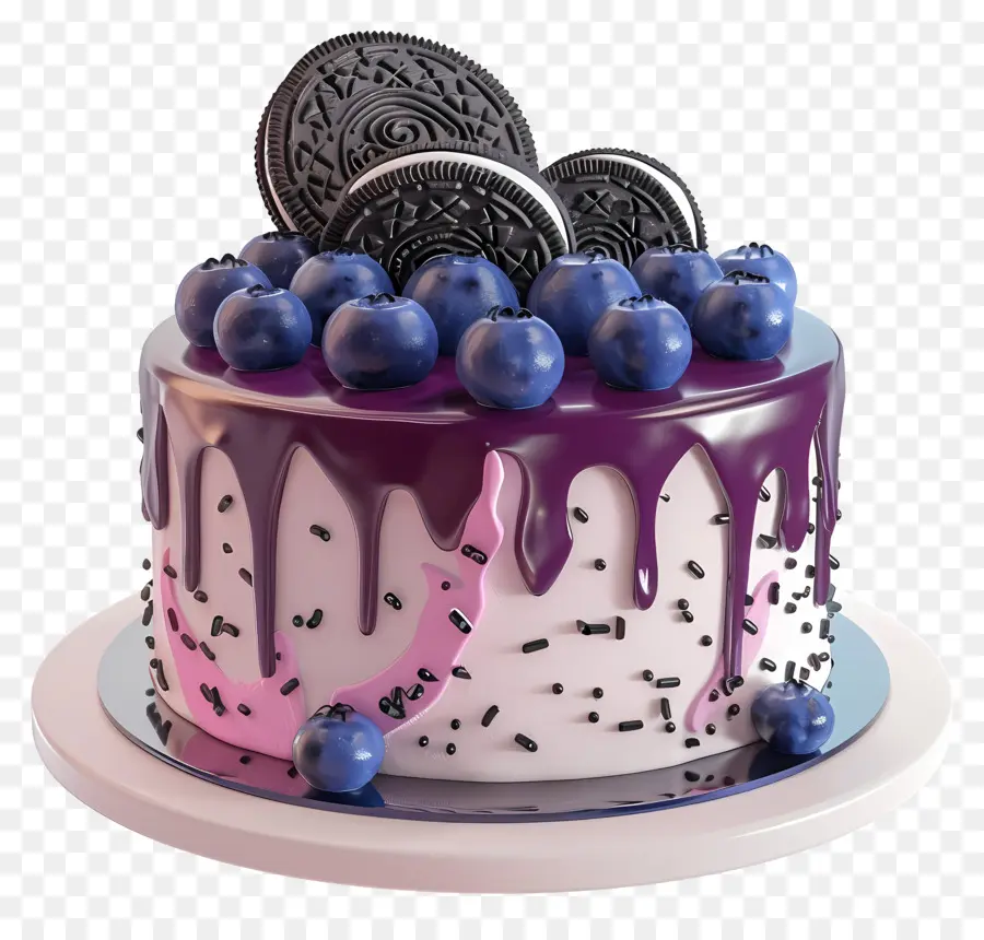 Kue Blueberry，Kue PNG