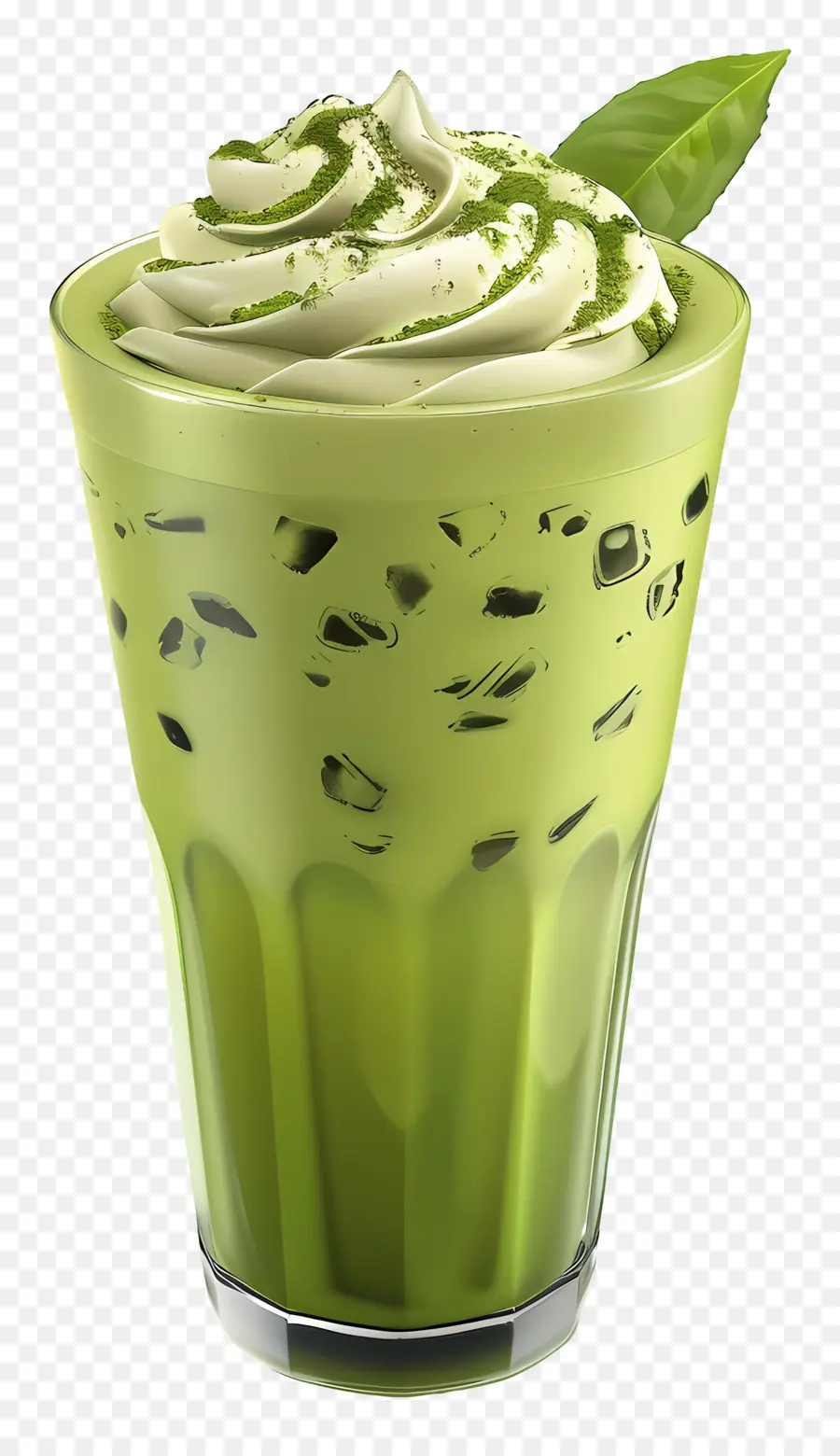 Minuman Matcha，Gelas Matcha Tinggi PNG