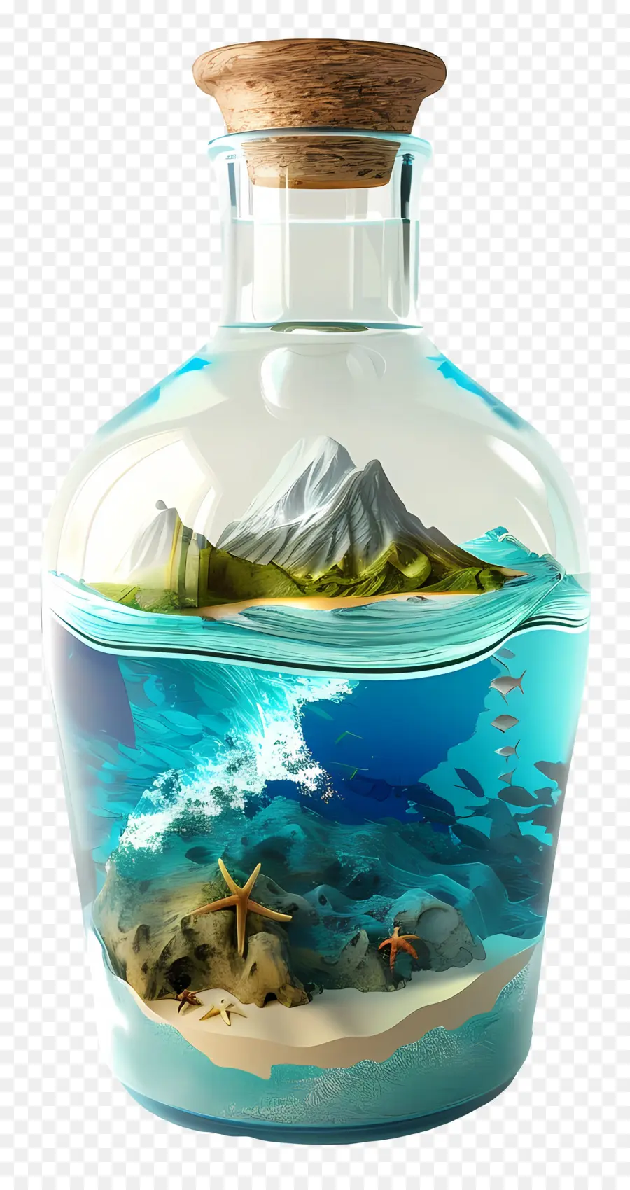 Lautan Dalam Botol，Pulau Dalam Botol PNG