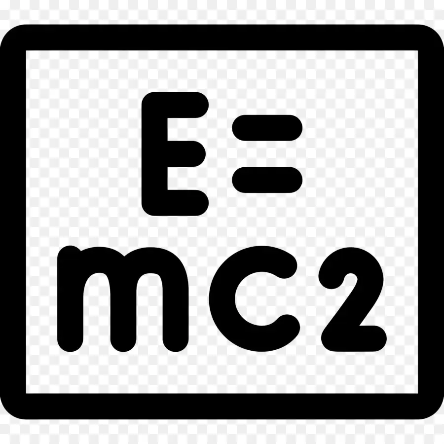 Rumus，E=mc^2 PNG