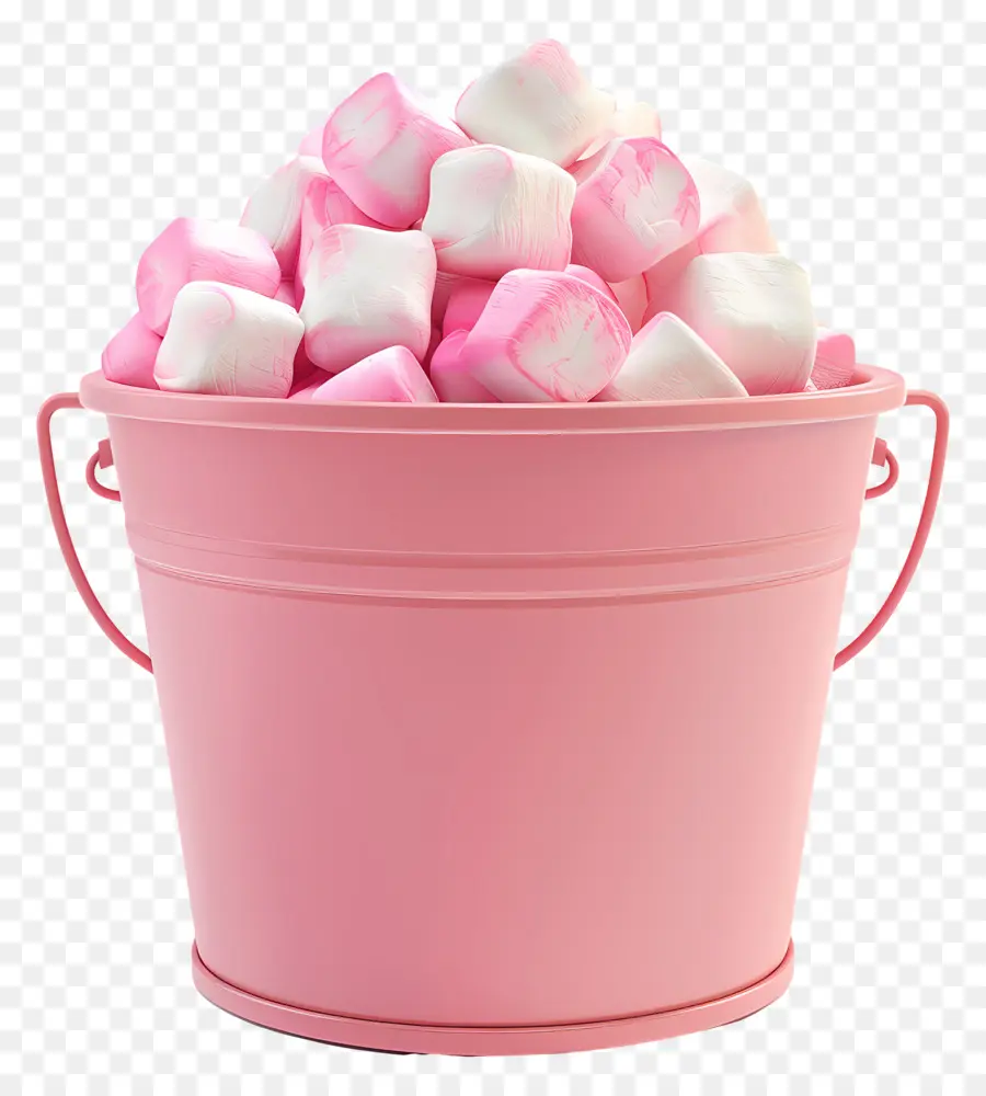 Marshmallow Dalam Ember，Ember Marshmallow PNG