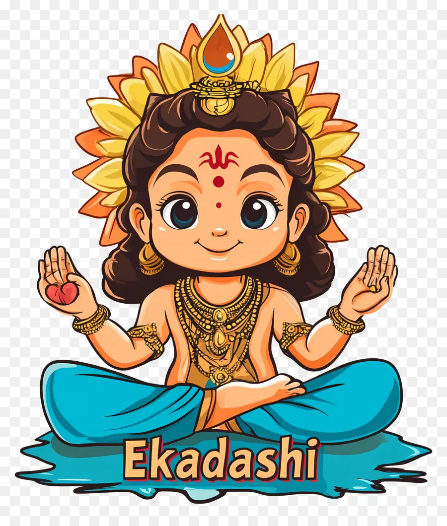 Aja Ekadashi，Karakter Ilahi PNG