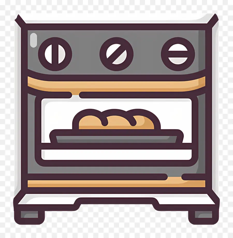 Oven，Oven Dengan Roti PNG