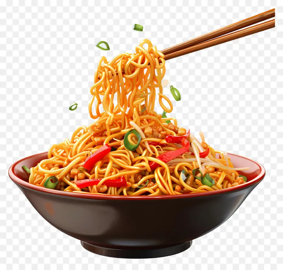 Chow Mein，Mie PNG