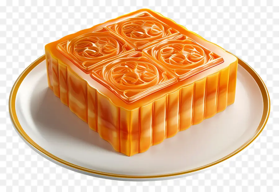 Kue Bulan Persegi，Kue Bulan PNG