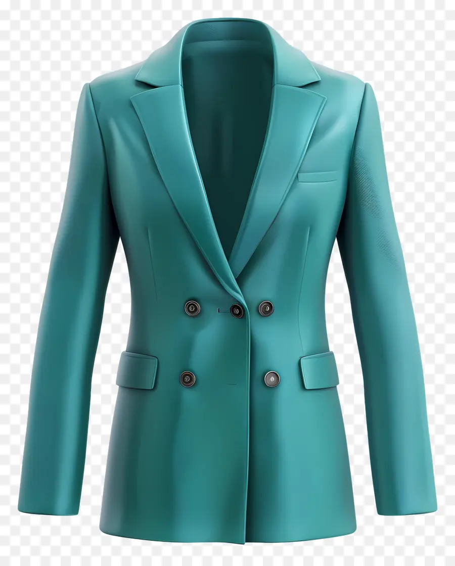 Blazer Warna Biru Kehijauan，Blazer Hijau PNG