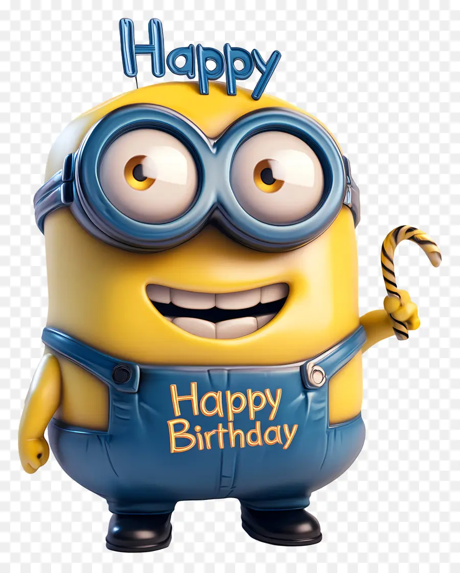 Selamat Ulang Tahun，Minion Dengan Tanda Selamat Ulang Tahun PNG