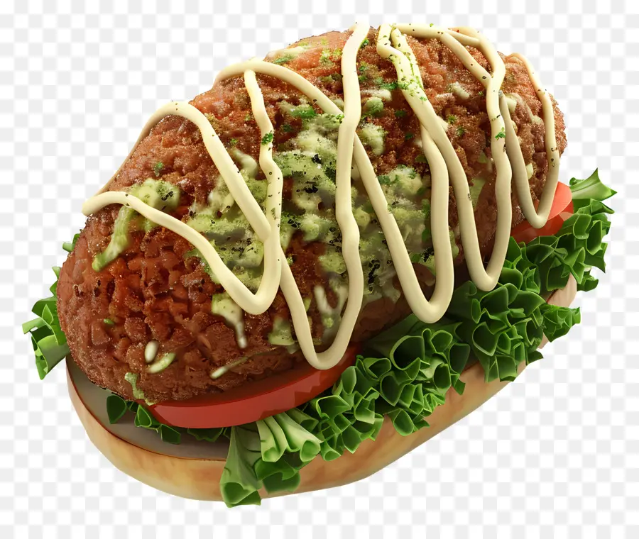 Falafel，Sandwich PNG