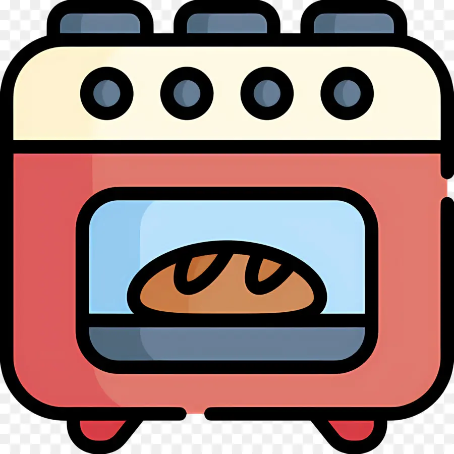 Oven，Oven Dengan Roti PNG