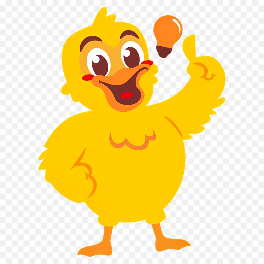 Bebek Kartun，Bebek Kartun Kuning PNG