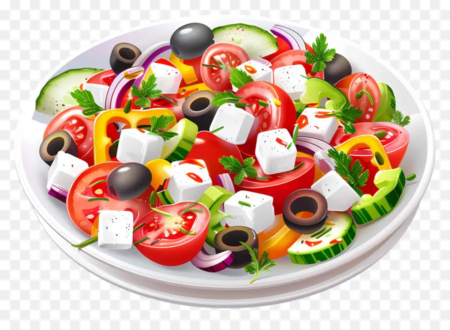 Salad Yunani，Salad PNG