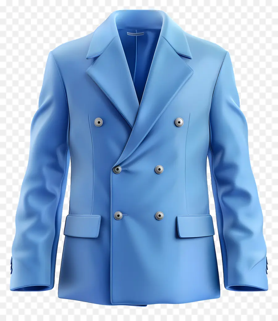 Blazer Biru，Jaket Biru PNG