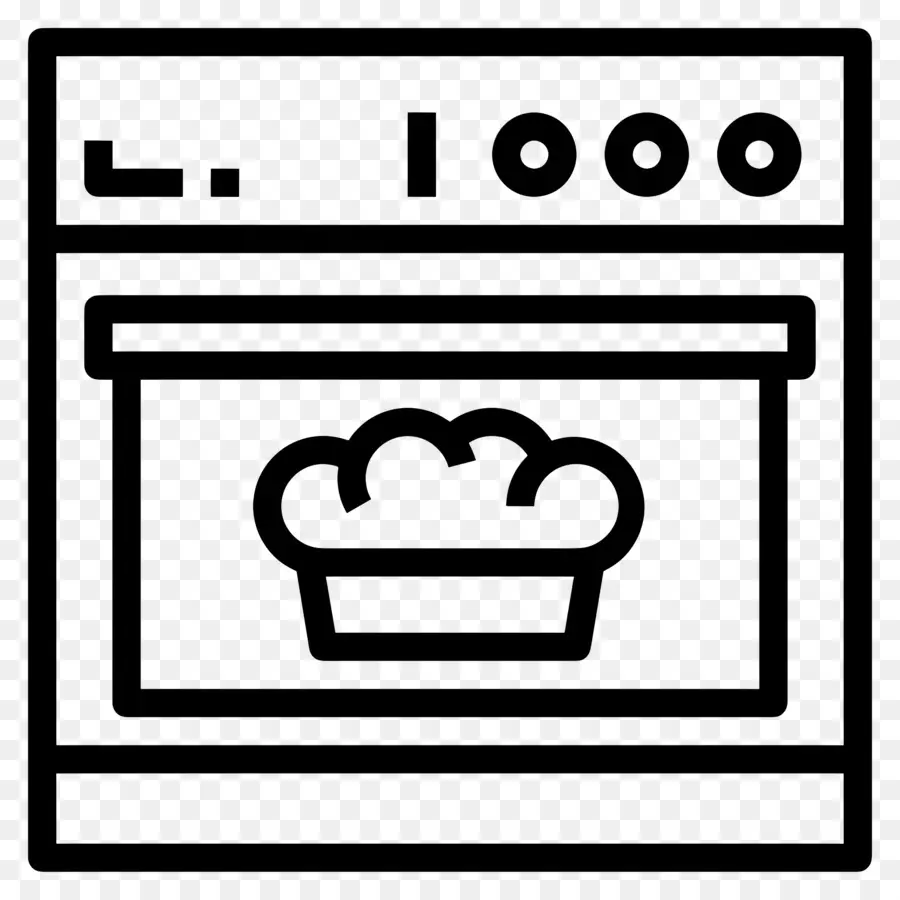 Oven，Oven Dengan Kue PNG