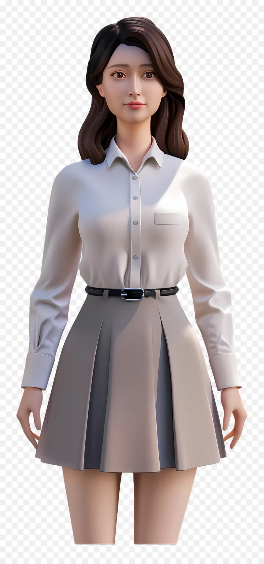 Pakaian Formal Wanita，Wanita 3d PNG