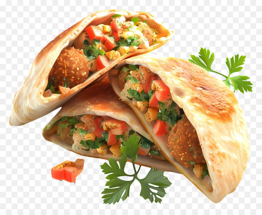 Falafel，Bungkus Falafel PNG