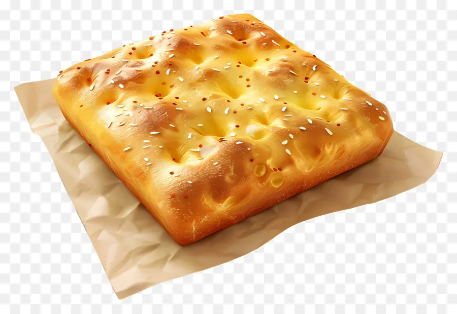 Roti Focaccia，Dipanggang PNG