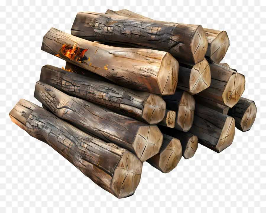 Kayu Bakar，Log PNG