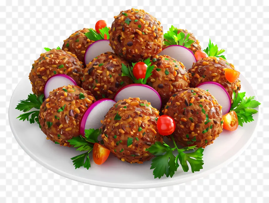 Falafel，Piring PNG