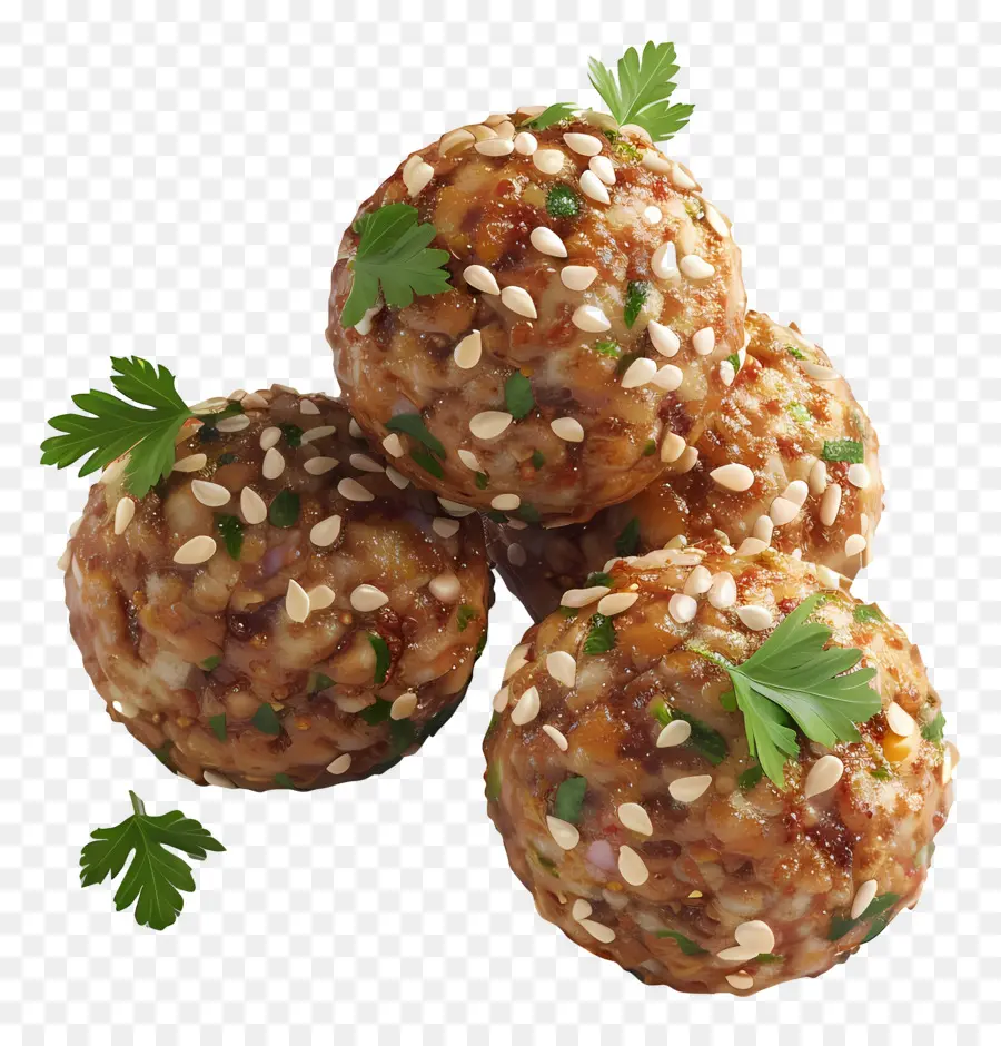 Falafel，Bola Wijen PNG