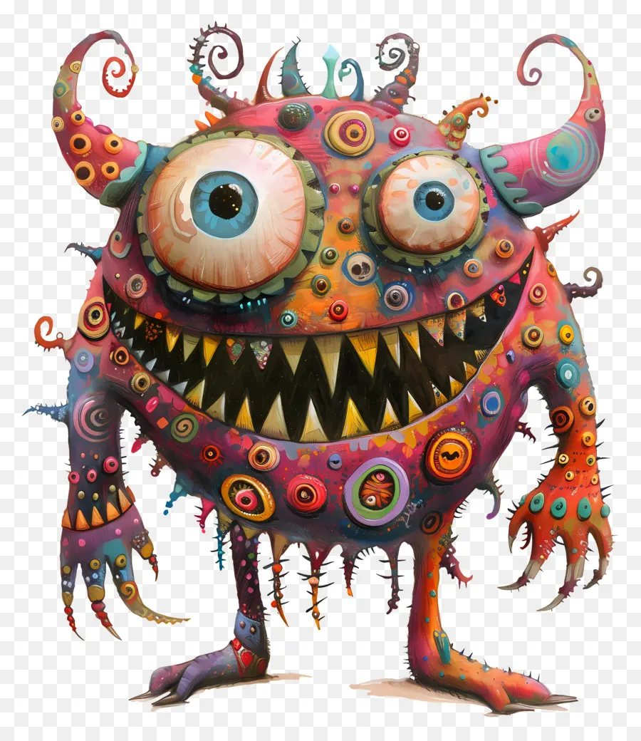 Monster Konyol，Monster Kartun PNG