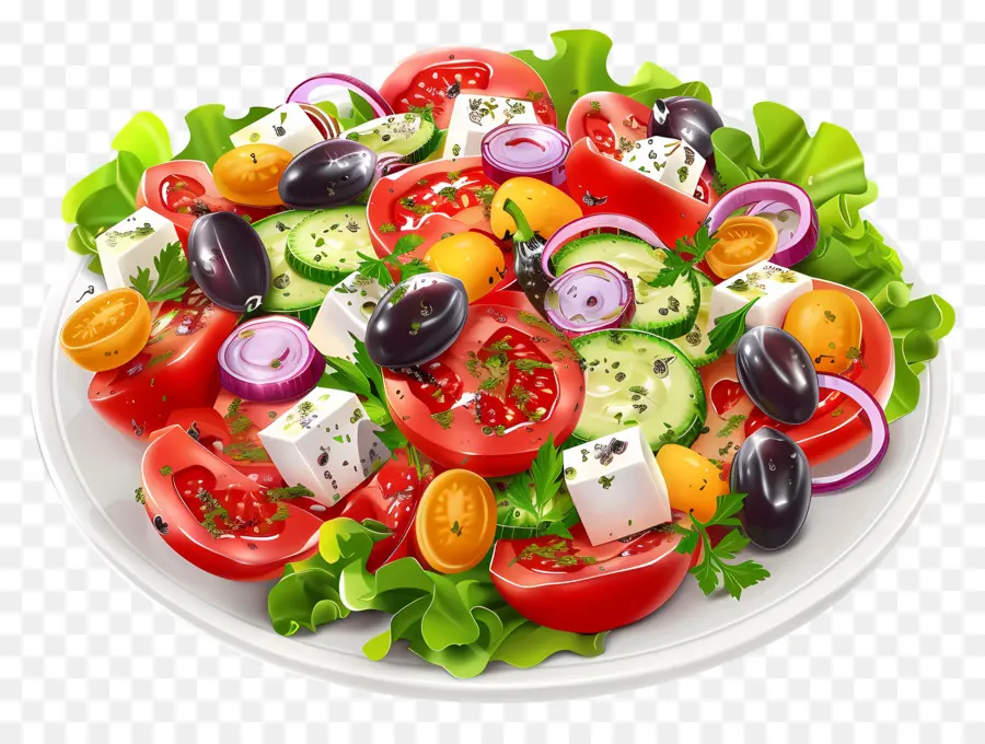 Salad Yunani，Salad PNG