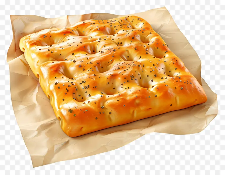 Roti Focaccia，Dipanggang PNG