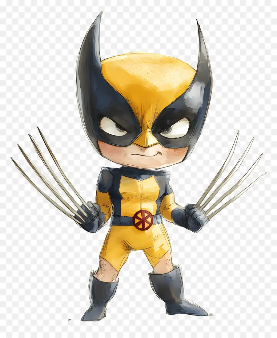 Serigala，Kartun Wolverine PNG